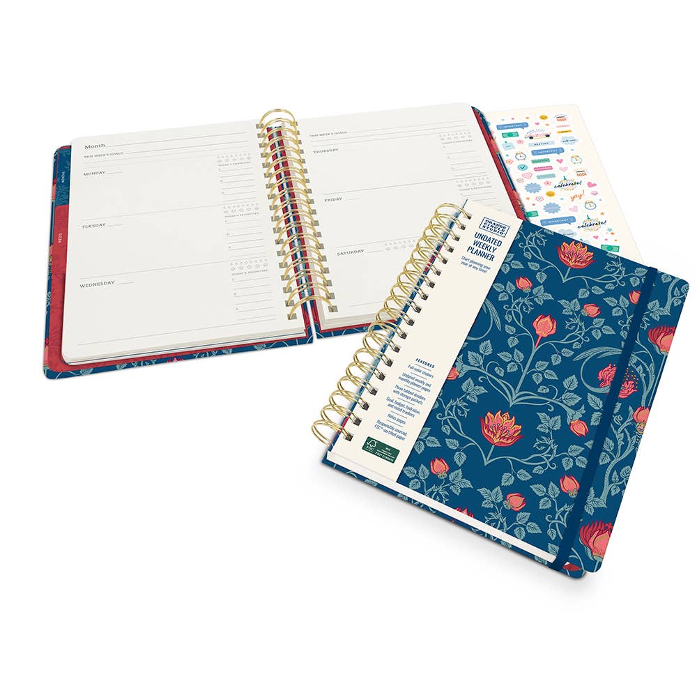 Garden Renaissance Undated Tri-Tab Planner – Pretty Good Co.